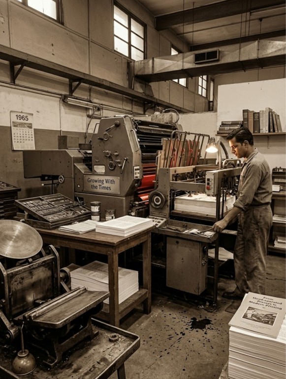FIG. 09 · Offset, typesetting, and finishing, 1965–1987